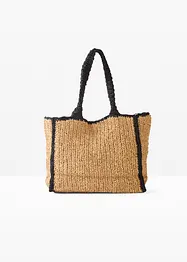 Borsa shopper di paglia, bonprix