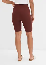 Pantaloncini in jersey a costine, vita alta, bonprix
