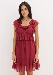 Abito di chiffon svasato, bonprix