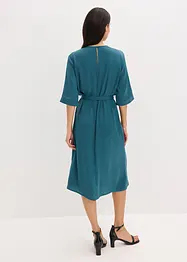 Abito midi in satin lucido, bonprix