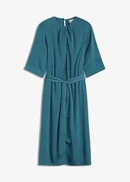 Abito midi in satin lucido, bonprix