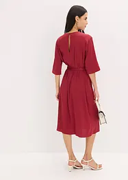 Abito midi in satin lucido, bonprix