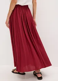 Gonna lunga in crinkle strutturato, bonprix