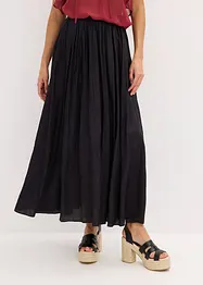 Gonna lunga in crinkle strutturato, bonprix