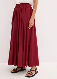 Gonna lunga in crinkle strutturato, bonprix