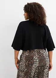 T-shirt cropped in puro cotone biologico, bonprix