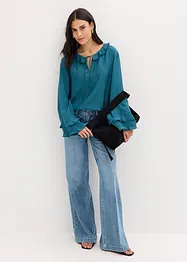 Blusa Boheme in misto viscosa fine, bonprix