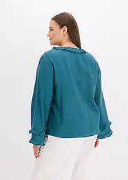 Blusa in stile bohemien in misto viscosa fine, bonprix