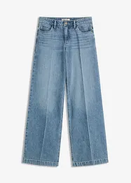 Jeans wide leg extra lunghi low stretch, vita media, bonprix