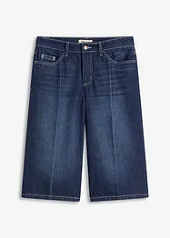 Bermuda in jeans low stretch, vita media, bonprix
