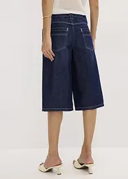 Bermuda in jeans low stretch, vita media, bonprix