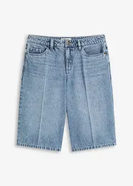 Bermuda in jeans low stretch, vita media, bonprix