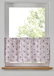 Tenda a vetro in cotone biologico con stampa floreale, bonprix