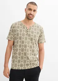 Maglia serafino in puro cotone, bonprix