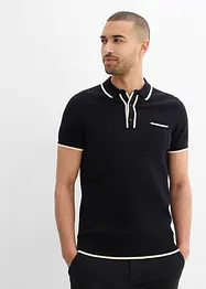 Polo con dettagli a contrasto, bonprix