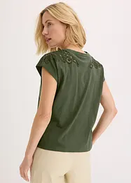 Maglia con dettagli in pizzo, bonprix