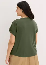 Maglia con ricami traforati, bonprix