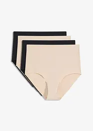 Panty a vita alta in microfibra (pacco da 4), bonprix