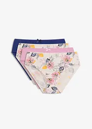 Slip alto con cotone biologico (pacco da 4), bonprix