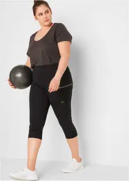 Leggings capri funzionali ad asciugatura rapida, bonprix