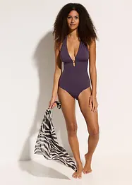 Costume intero con scollatura profonda, bonprix