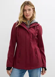 Giacca lunga 2 in 1 in softshell idrorepellente, bonprix