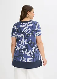 Maglia lunga a maniche corte, bonprix