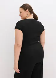 Maglia con effetto incrociato, bonprix