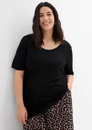 Maglia lunga in viscosa morbida, bonprix