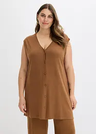 Gilet lungo in filato fine, bonprix