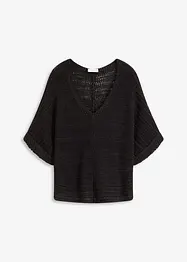 Maglia in filato a fettuccia, bonprix