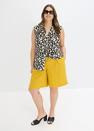 Polo senza maniche con arricciatura, bonprix