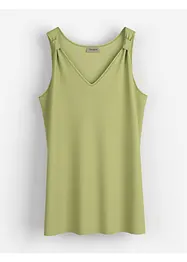 Top lungo in misto lino e viscosa, bonprix
