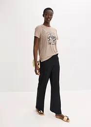 T-shirt con stampa leopardata, bonprix