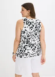 Top con fiocco morbido, bonprix