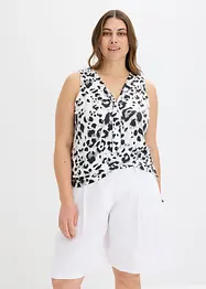 Top con fiocco morbido, bonprix