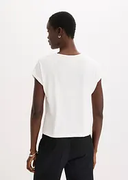 Maglia con viscosa e strass, bonprix