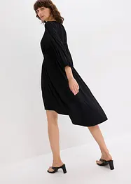 Abito di jersey con arricciature, bonprix