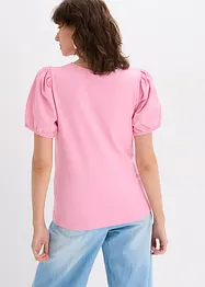 Maglia in jersey con maniche in popeline di cotone, bonprix