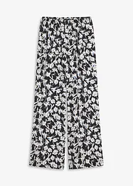 Pantaloni a palazzo in tessuto operato, bonprix