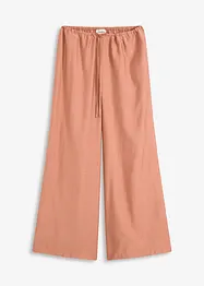Pantaloni a palazzo effetto lucido, bonprix