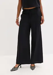 Pantaloni a palazzo effetto lucido, bonprix
