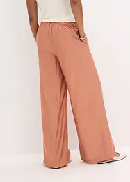Pantaloni a palazzo effetto lucido, bonprix