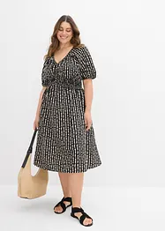 Abito midi in morbida viscosa, bonprix