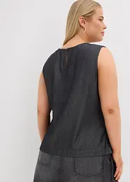 Top in jeans di cotone biologico, bonprix