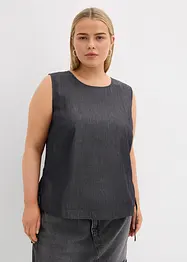 Top in jeans di cotone biologico, bonprix