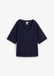 Maglia in puro cotone a trama operata, bonprix