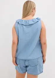Top in jeans di cotone biologico, bonprix