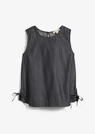 Top in jeans di cotone biologico, bonprix