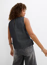 Top in jeans di cotone biologico, bonprix